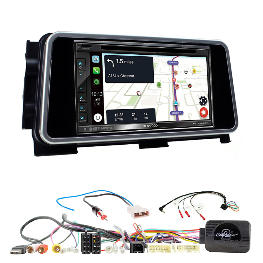 Kit d\'intégration Nissan Micra depuis 2017 + Autoradio tactile Navigation GPS