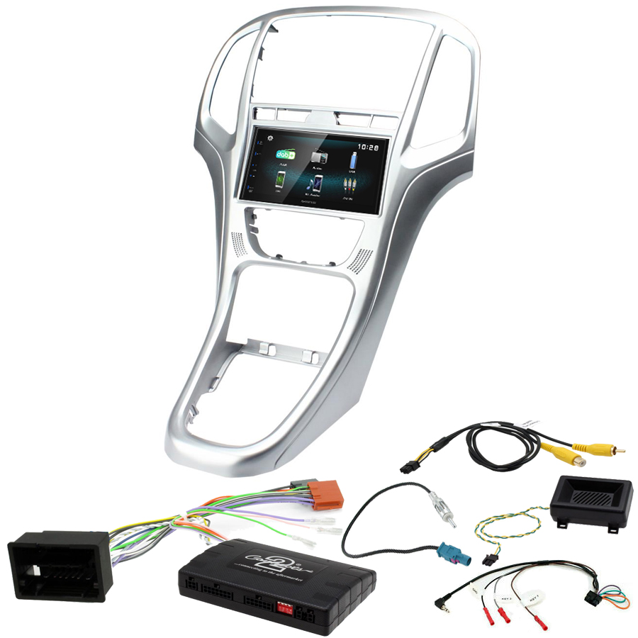 Kit d\'intégration Opel Astra de 2010 à 2015 + Autoradio multimédia à écran tactile