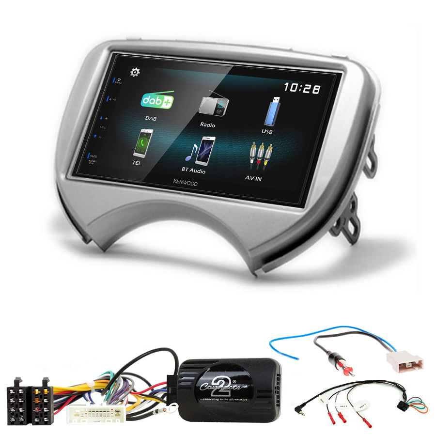Kit d\'intégration Nissan Micra de 2011 à 2013 + Autoradio multimédia à écran tactile