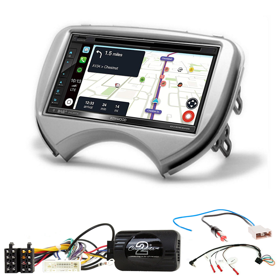 Kit d\'intégration Nissan Micra de 2011 à 2013 + Autoradio tactile Navigation GPS