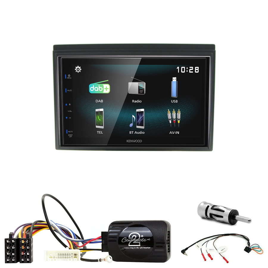 Kit d\'intégration Nissan Micra de 2005 à 2011 + Autoradio multimédia à écran tactile