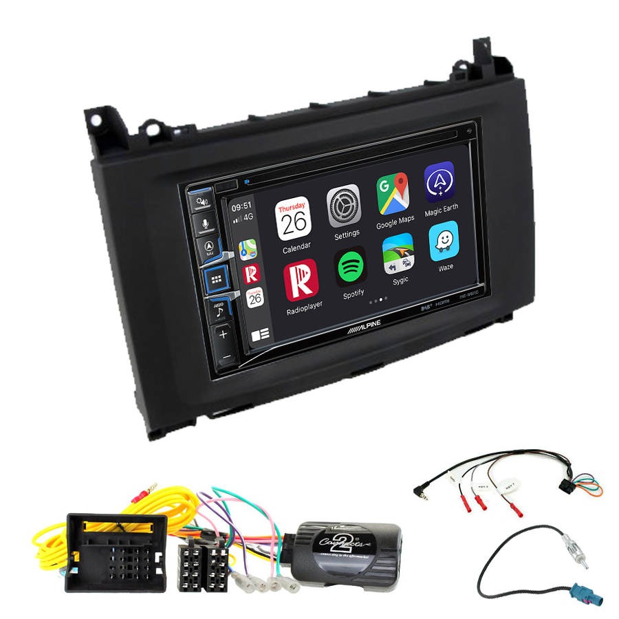 KIT Autoradio Navigation GPS et Carplay Mercedes Sprinter et Vito