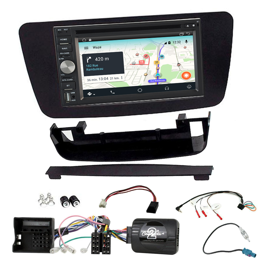 KIT Autoradio Navigation GPS et Carplay Mercedes Classe A CLA GLA