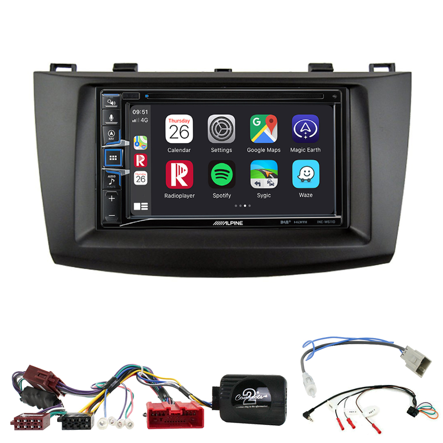 2DIN-mazda3-2009-w611d