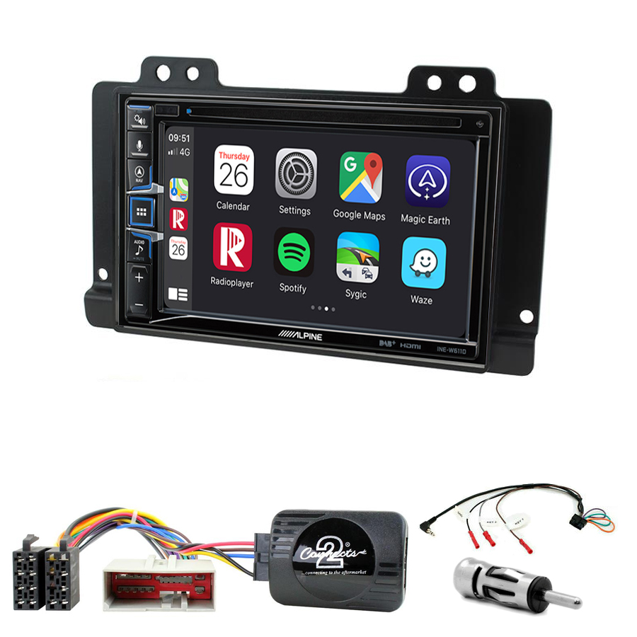 KIT Autoradio Navigation GPS et Carplay Land Rover