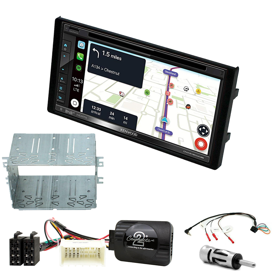 Kit d\'intégration Kia Sportage de 09/2008 à 07/2010 + Autoradio tactile Navigation GPS