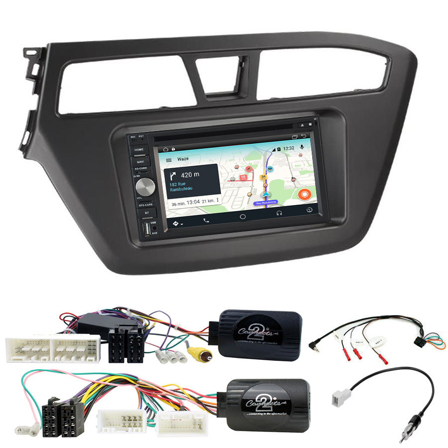KIT Autoradio Navigation GPS et Carplay Hyundai i20