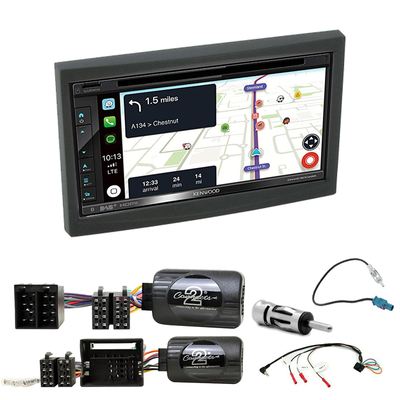 Kit d'intégration Fiat Scudo + Autoradio tactile Navigation GPS