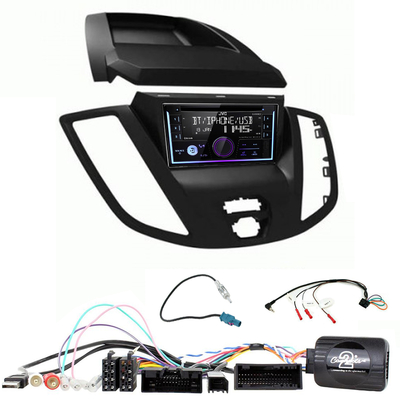 Kit d'intégration Ford Transit de 2015 à 2019 + Autoradio multimédia USB/Bluetooth