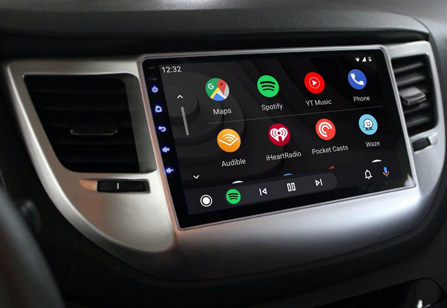 Tablette tactile Android 13.0 + Apple Carplay Hyundai Tucson 2015 à 2018