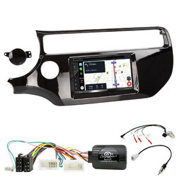 Kit Cadre Autoradio Pour Kia Rio 2 - Support Console Centrale - Occasion Fonctionnel