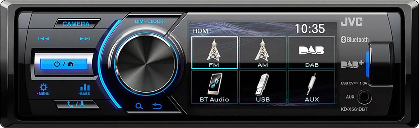 JVC Bluetooth MP3 USB DAB CD Autoradio für Smart Roadster (452)