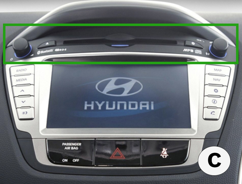 Plein écran tactile Android audio de voiture pour Hyundai IX35