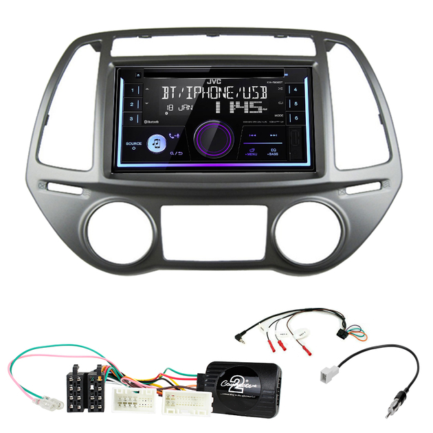 KIT Autoradio multimédia USB/Bluetooth Hyundai i20 de 2012