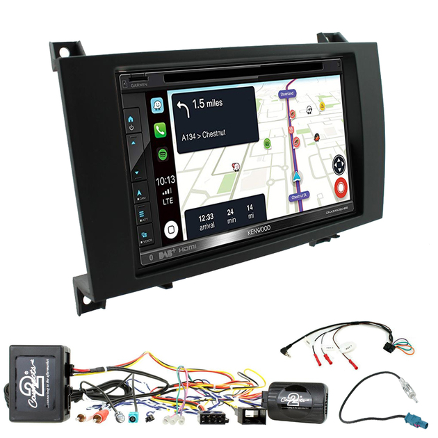 KIT Autoradio Navigation GPS et Carplay Mercedes SLK R171
