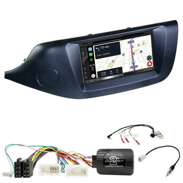 KIT Autoradio Navigation GPS et Carplay Kia Cee'd 2012 à