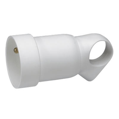 LEGRAND - Prolongateur plastique 2P+T 16A à anneau - blanc - Réf - 050421