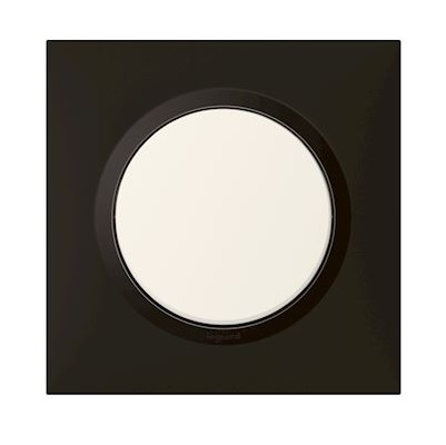 legrand Dooxie Plaque de finition carréd noir 600861