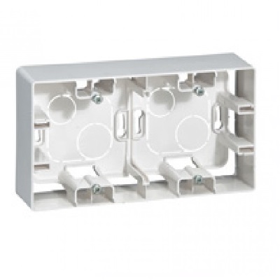 LEGRAND Niloé Cadre saillie double Blanc  664799