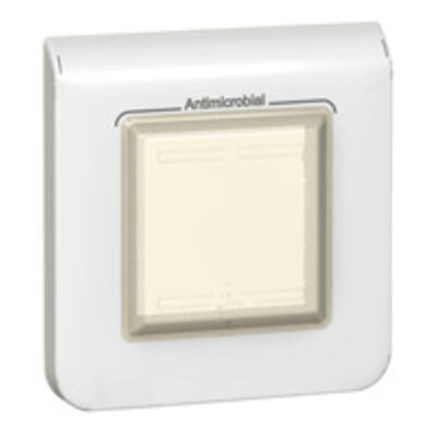 Legrand Plaque Mosaic 2 modules antimicrobien - réf 078880 Elecmarq vente de matériel électrique pas cher.