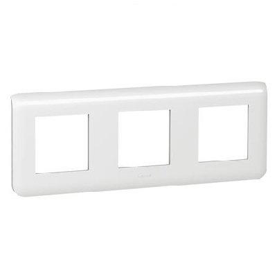 LEGRAND Plaque de finition horizontale Mosaic pour 3x2 modules Réf 078806 - Elecmarq vente de matériel électrique pas cher