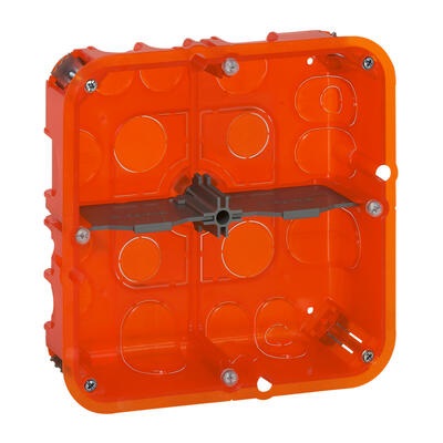 Boîte Batibox Legrand 080124, 2×2 postes, profondeur 50 mm