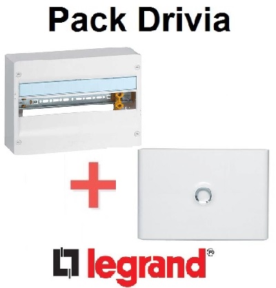 Legrand Pack Drivia 1rangée 18 modules