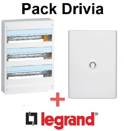 Legrand Pack Drivia 3rangée 18 modules