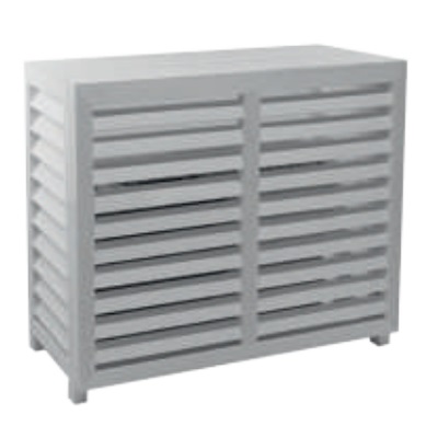 CBM - Cache climatisation composite blanc large Réf - CLI03204