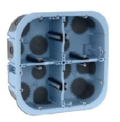 Eur'Ohm - Boîte d'encastrement XL AIR'métic - 2X2 postes - profondeur 50 mm - REF 51017