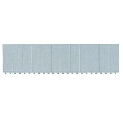 Obturateur tableau électrique Hager P012, bande 12 modules