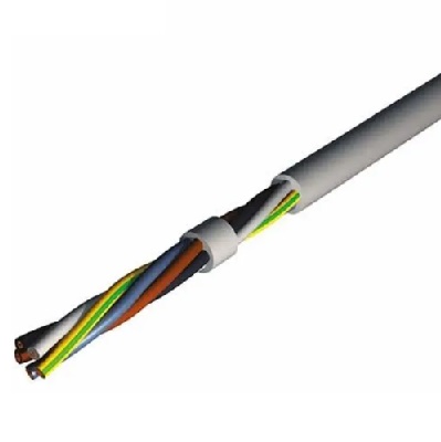 CAE - Câble d'alimentation souple harmonisé 3G0.75mm² - Gris Couronne 50m -VVF3G075G