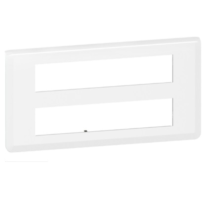 LEGRAND - Plaque de finition Mosaic pour 2x10 modules blanc - 078828L