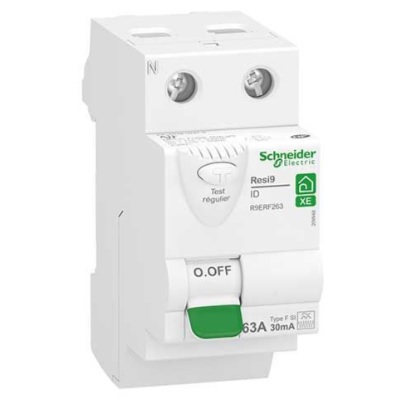 SCHNEIDER Resi9 XE Interrupteur différentiel 63A 30mA type Fsi 230V - R9ERF263