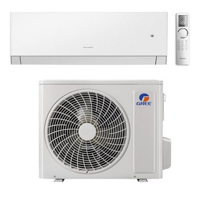 GREE - Kit Climatisation CLIVIA 24 - Climatiseur mono split Mural 7.3 KWATTS - Blanche - R32 - 3NGR0560