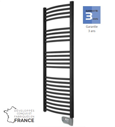 NEOMITIS - ANTHEMYS EcoSens Sèche-serviettes électriques à fluide caloporteur - Anthracite - 700W - RSEB070EAN1