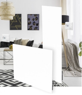 NEOMITIS - Radiateur Vertical Stélhys Design Ecosens - Blanc 500W - DPED050V011