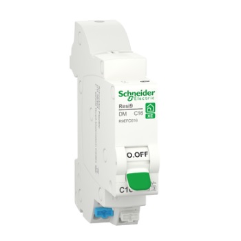 SCHNEIDER ELECTRIC – Disjoncteur Rési9 XE - 16A  courbe C - embrochable - Réf - R9EFC616