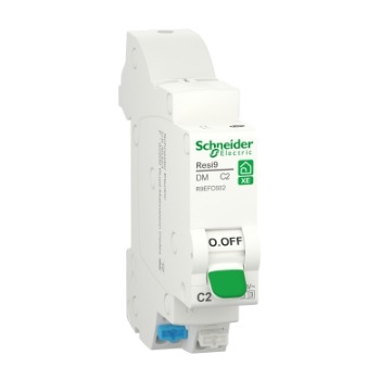 SCHNEIDER ELECTRIC- Disjoncteur 10A XE Resi9 - 1P+N - Courbe D - 3kA - 230V CA - Embrochable - R9EFD610