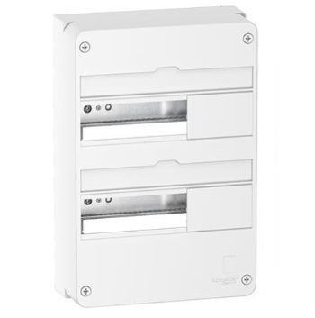 SCHNEIDER ELECTRIC - Rési9 - coffret avec chassis - 13 modules 2 rangées - IP30 - 63 A -REF R9H13402