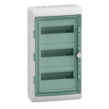 SCHNEIDER ELECTRIC - Mureva coffret pour appareillage modulaire 340x610mm 3 rangées x 12 Modules - REF 13966M