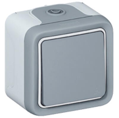 LEGRAND PLEXO - Va-et-vient complet - gris – 10 AX - 069711