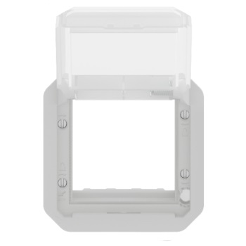 LEGRAND - Adapateur Etanche Plexo composable pour fonction Mosaic - volet transparent 069580L