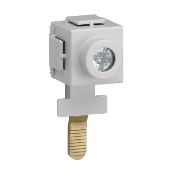 Borne de raccordement Hager KF83A, 1P à languette