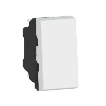 LEGRAND - Poussoir témoin Mosaic - 1 module - 6 A - blanc - REF 077033L