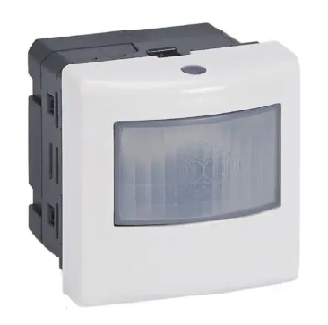 LEGRAND Ecodétecteur mural universel Mosaic 2 fils sans neutre à détection infrarouge 100W LED  2 modules blanc 078458A