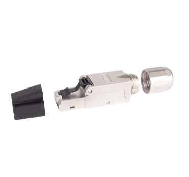 Lot De 8 Fiches Rj45 Sans Outil Cat6A Lan Plaquées Or Sans Outil, Fiche