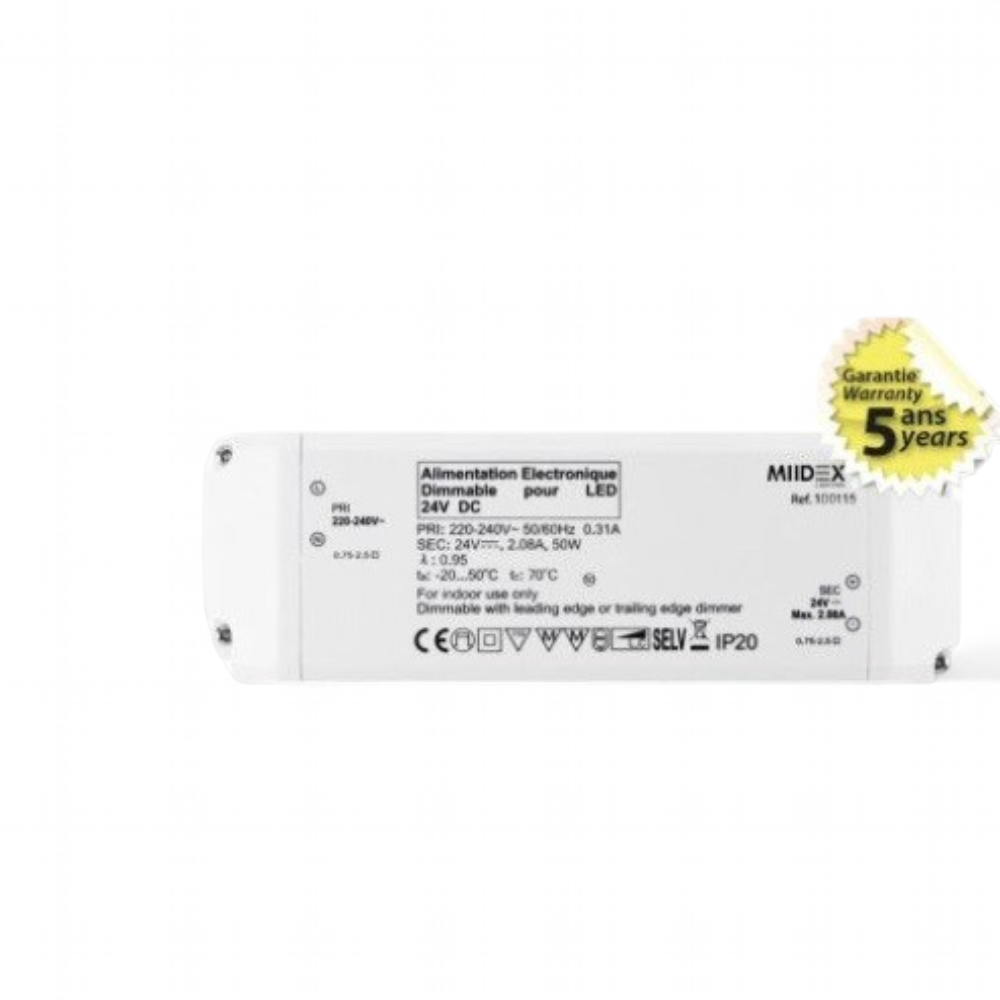 miidex-alimentation-pour-led-24vdc-50w-dimmable-coupure-de-phase-100115