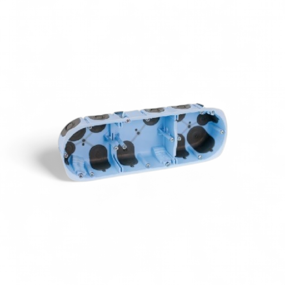 eur-ohm-lot-de-5-boites-d-encastrement-xl-air-metic-3-postes-prof-40-mm-ref-52066