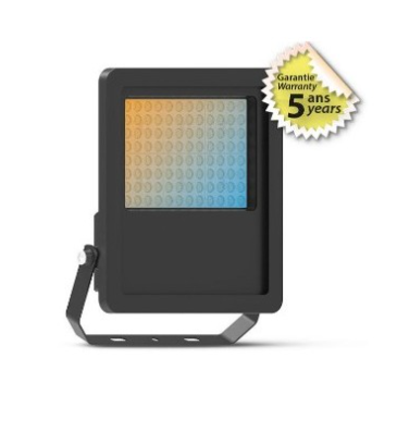 MIIDEX - Projecteur LED - Noir - 70W - CCT - IP65 - Réf 100852